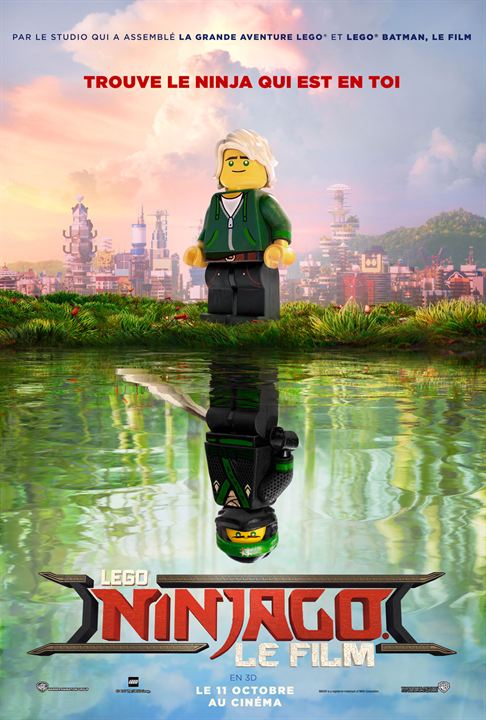 affiche du film LEGO Ninjago, le film