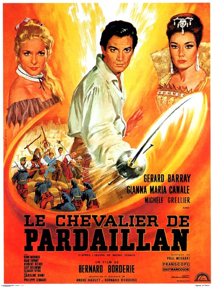 affiche du film Le chevalier de Pardaillan