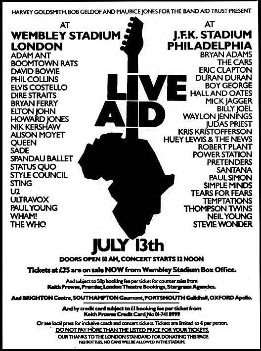 affiche du film Live Aid