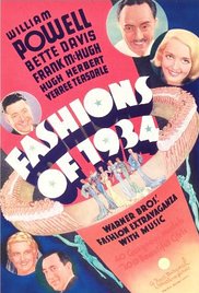 affiche du film Fashions of 1934