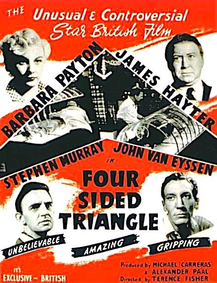 affiche du film Four Sided Triangle
