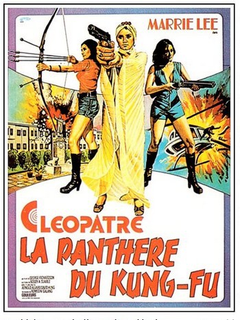 affiche du film Cléopâtre, la panthère du kung-fu