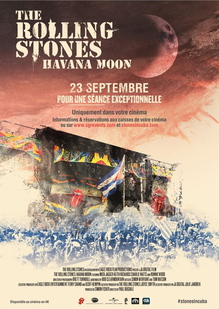 affiche du film The Rolling Stones: Havana Moon