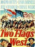 affiche du film Two Flags West