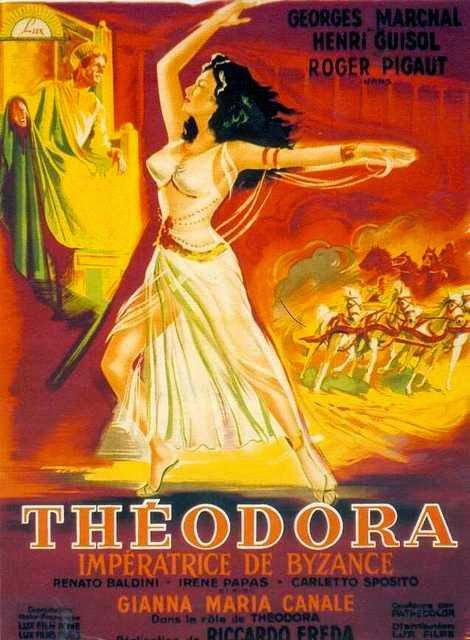affiche du film Theodora, imperatrice de Byzance