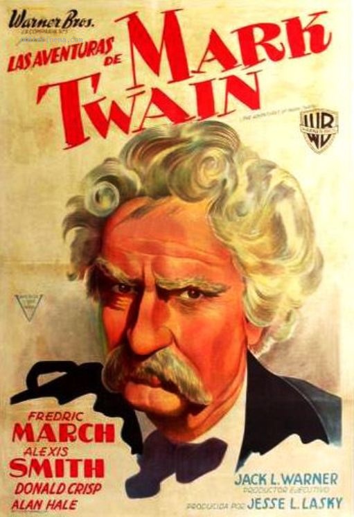 affiche du film Les Aventures de Mark Twain
