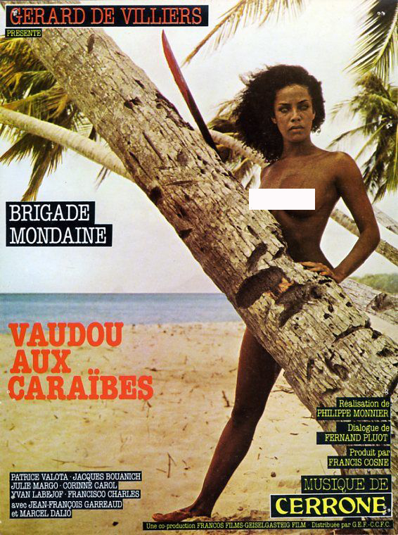 affiche du film Brigade Mondaine: Vaudou au Caraïbes