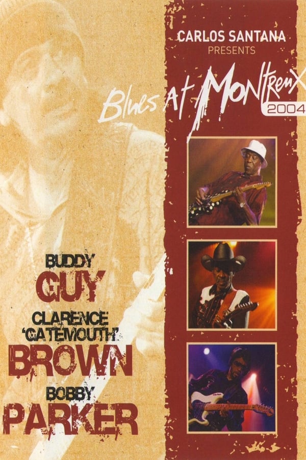 affiche du film Carlos Santana presents Blues at Montreux