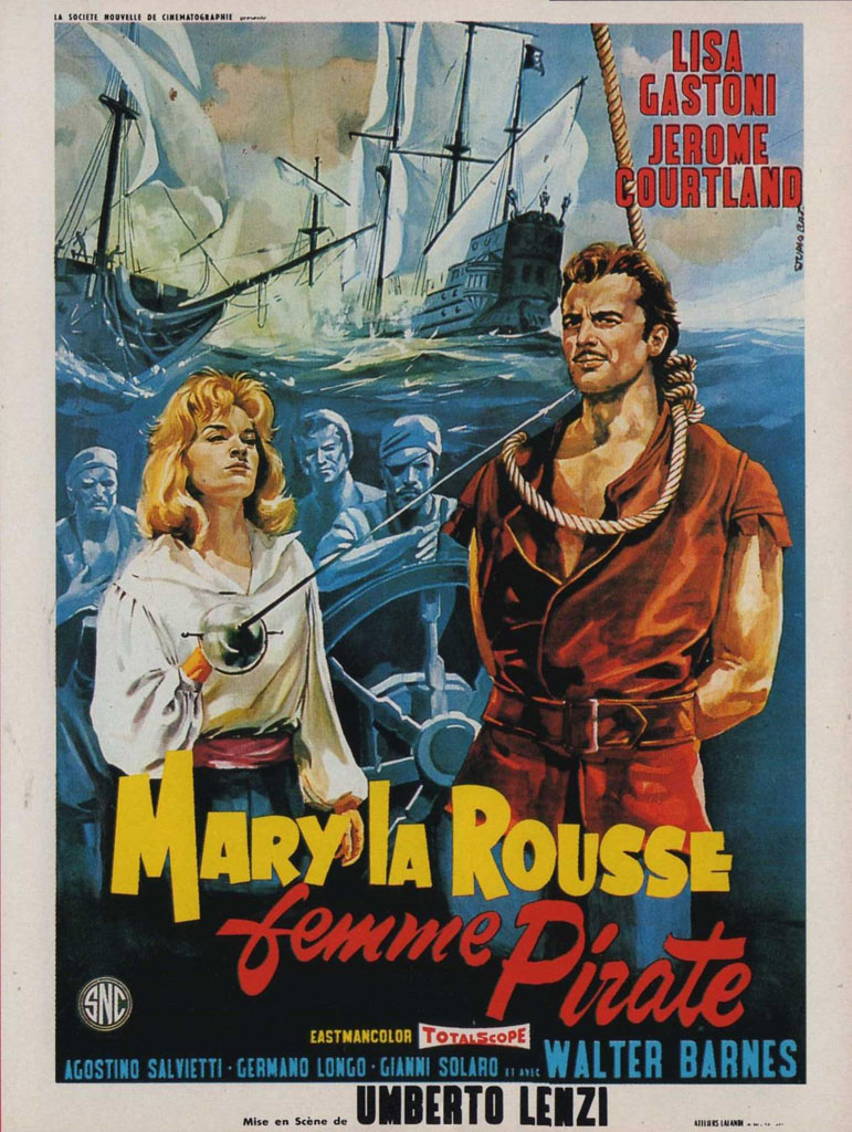 affiche du film Mary la rousse, femme pirate