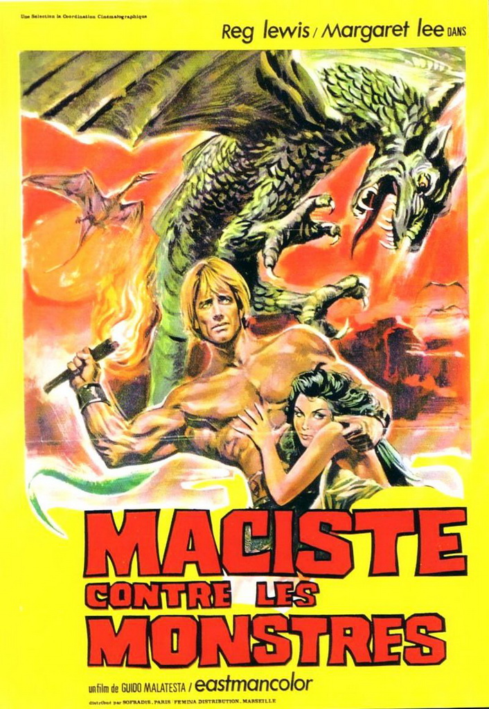 affiche du film Maciste contre les monstres
