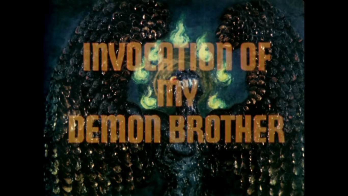 affiche du film Invocation of my Demon Brother