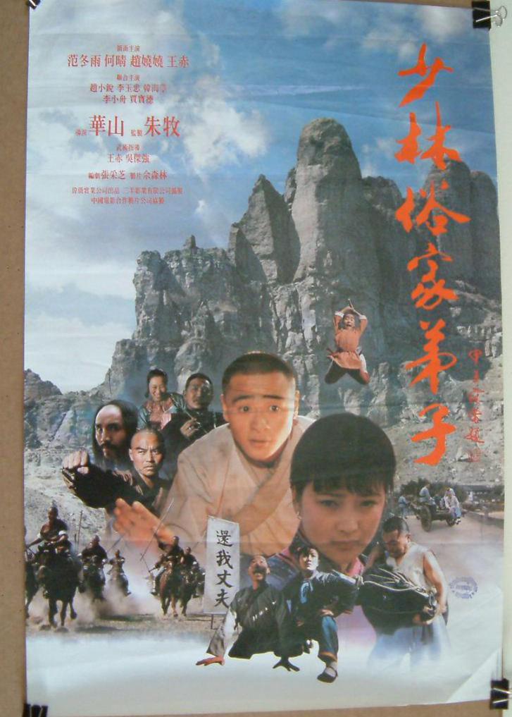 affiche du film Les 4 Vengeurs de Shaolin