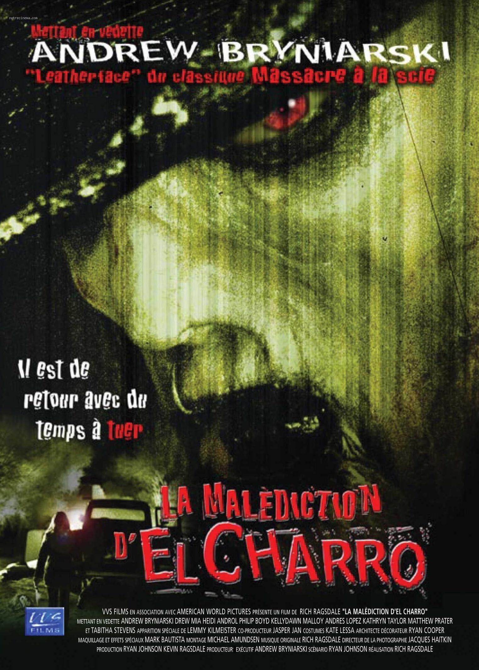 affiche du film La malédiction d'El Charro