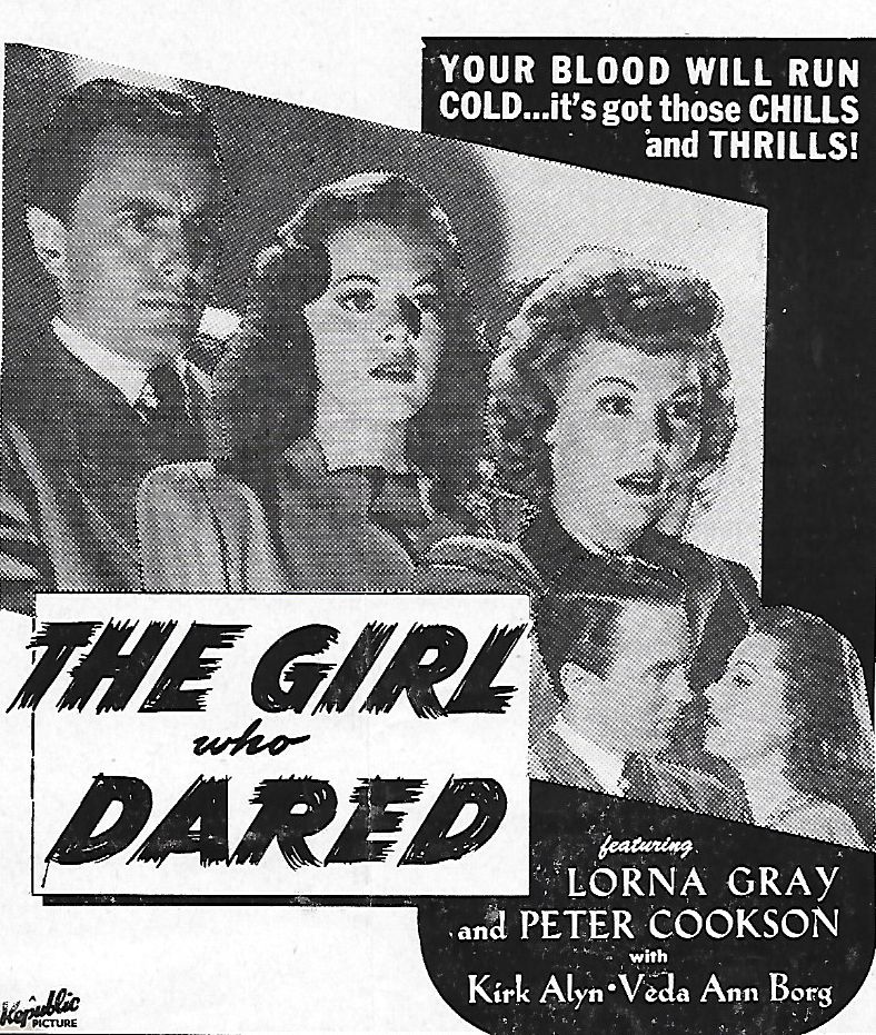 affiche du film The Girl Who Dared