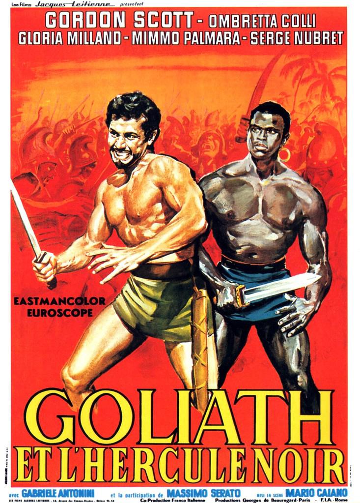affiche du film Goliath et l'Hercule noir