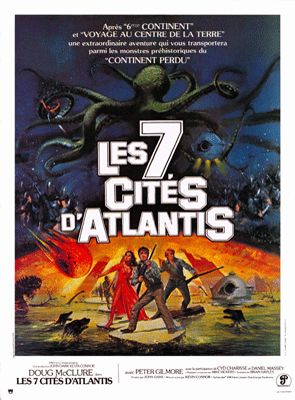 affiche du film Les 7 cités d'Atlantis