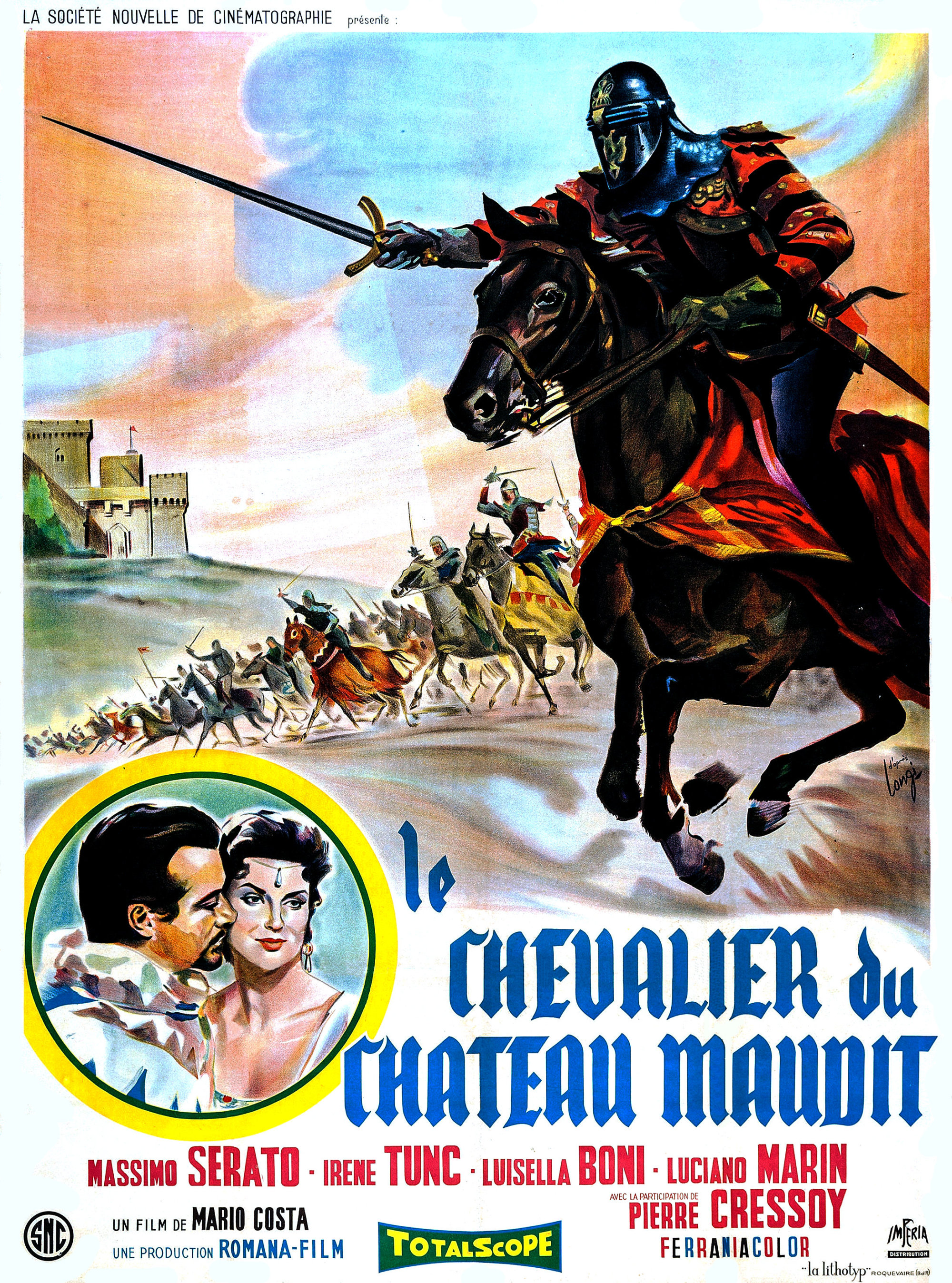 affiche du film Le Chevalier du château maudit