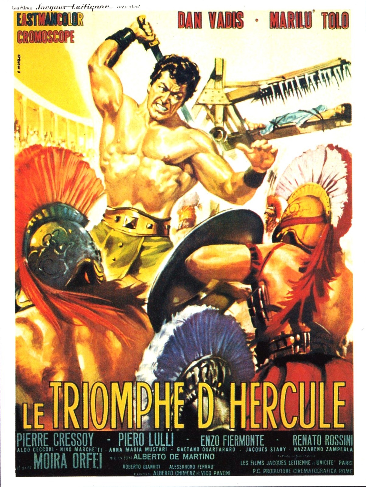 affiche du film Le triomphe d'Hercule