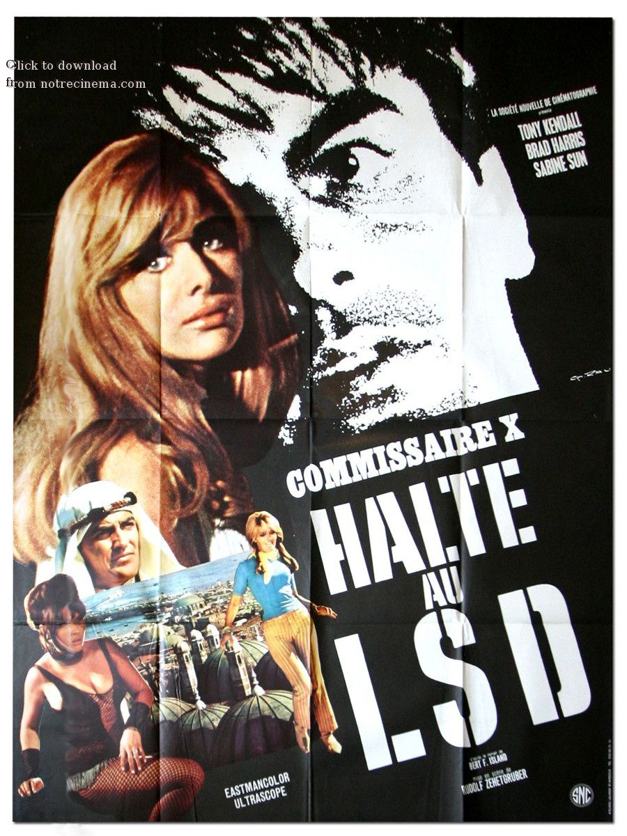 affiche du film Commissaire X: Halte au LSD