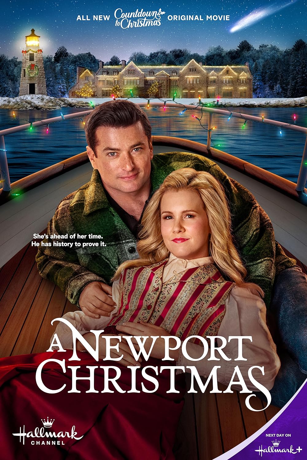 affiche du film A Newport Christmas