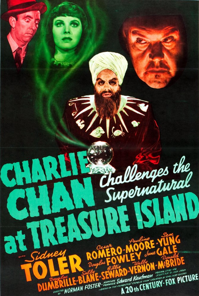 affiche du film Charlie Chan et l'île au trésor