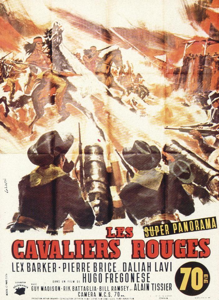 affiche du film Les Cavaliers rouges