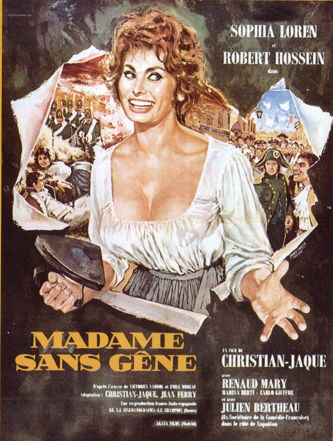 affiche du film Madame Sans-Gêne (1961)