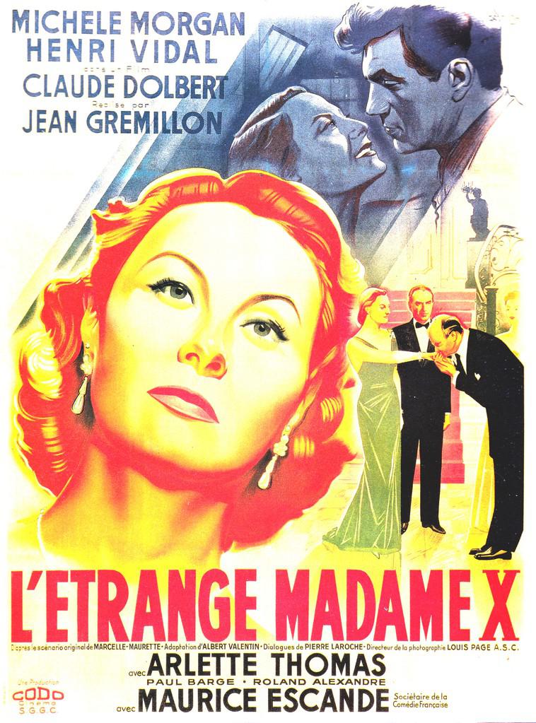 affiche du film L'Etrange Madame X