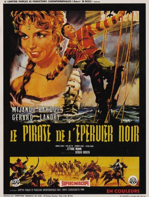 affiche du film Le Pirate de l'épervier noir