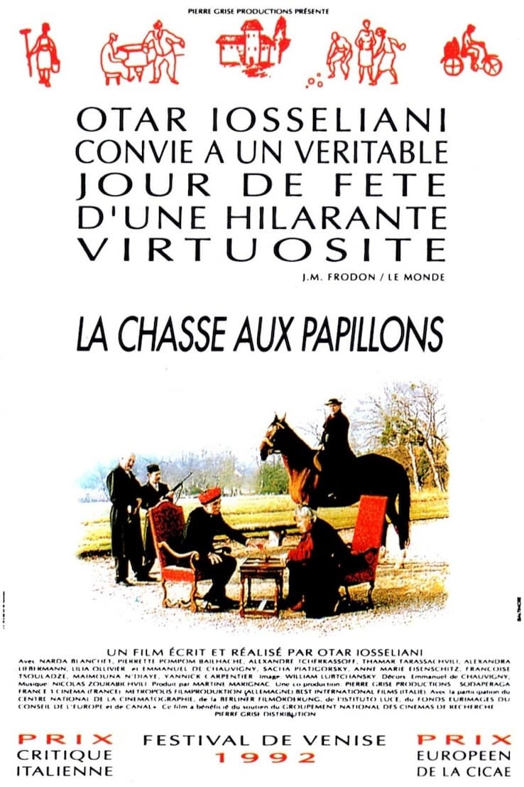 affiche du film La Chasse aux papillons