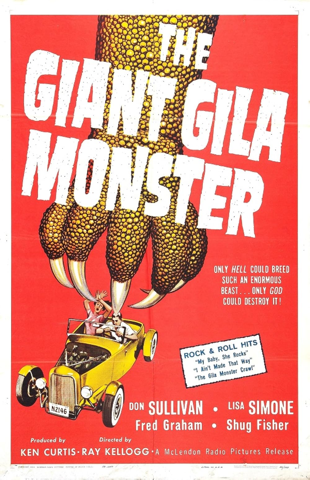 affiche du film The Giant Gila Monster