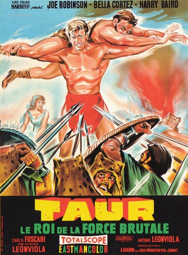 affiche du film Tarzan, roi de la force brutale