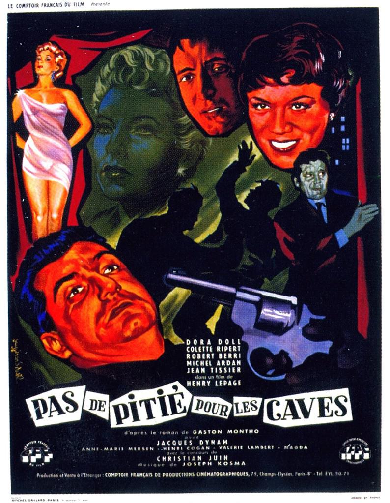 affiche du film Pas de pitié pour les caves