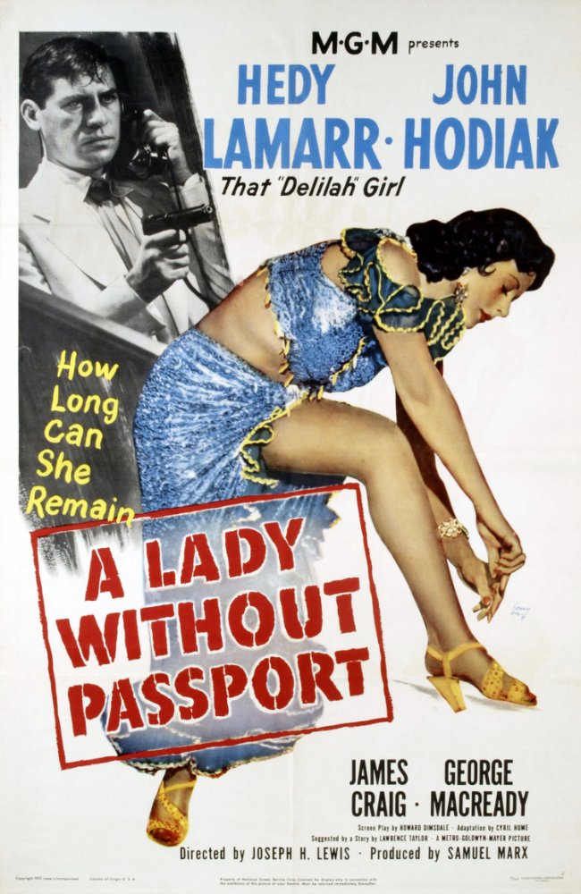 affiche du film A Lady Without Passport