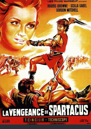 affiche du film La vengeance de Spartacus