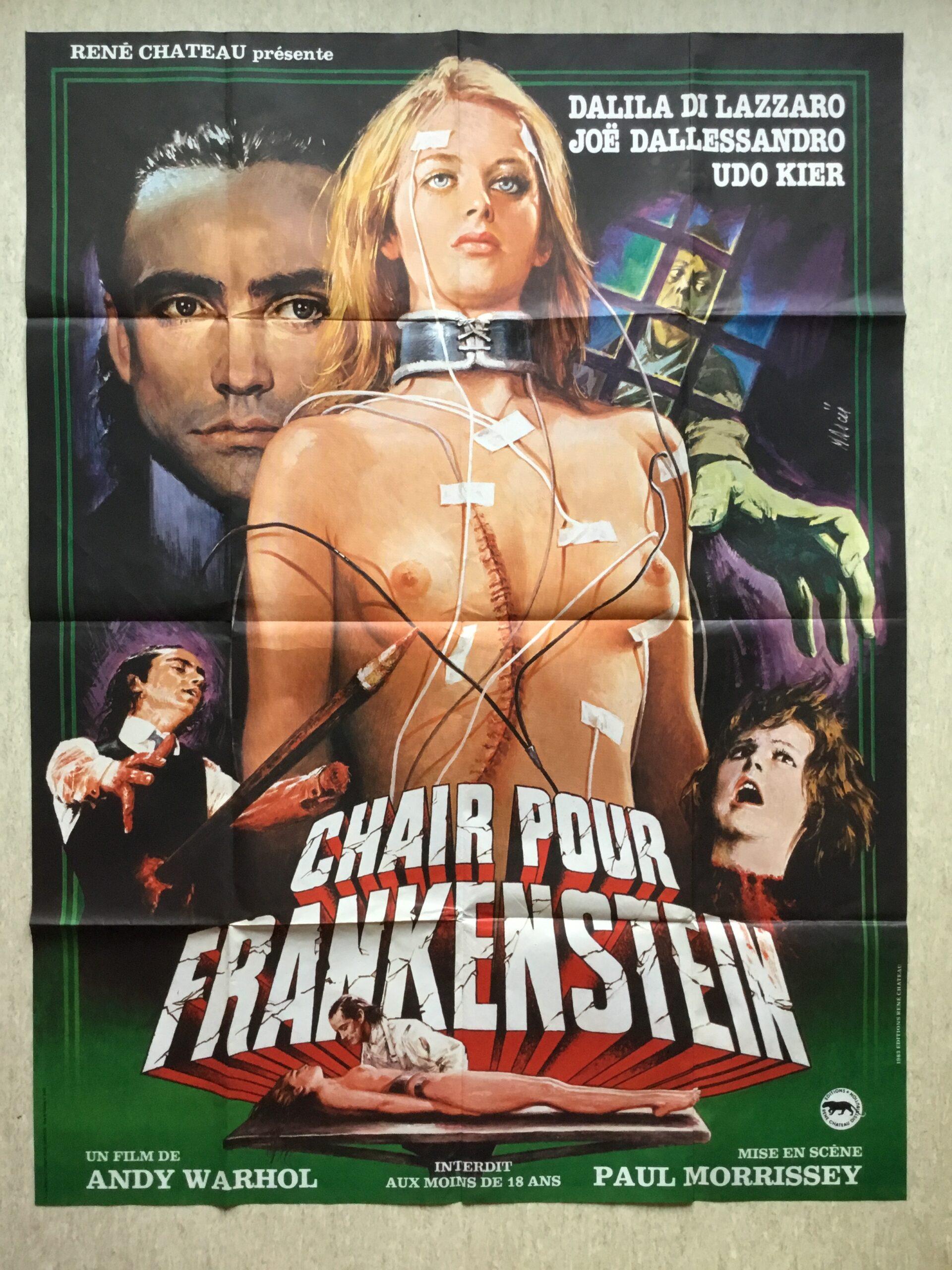 affiche du film Chair pour Frankenstein