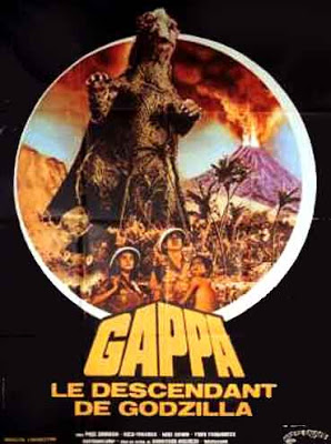 affiche du film Gappa, le descendant de Godzilla