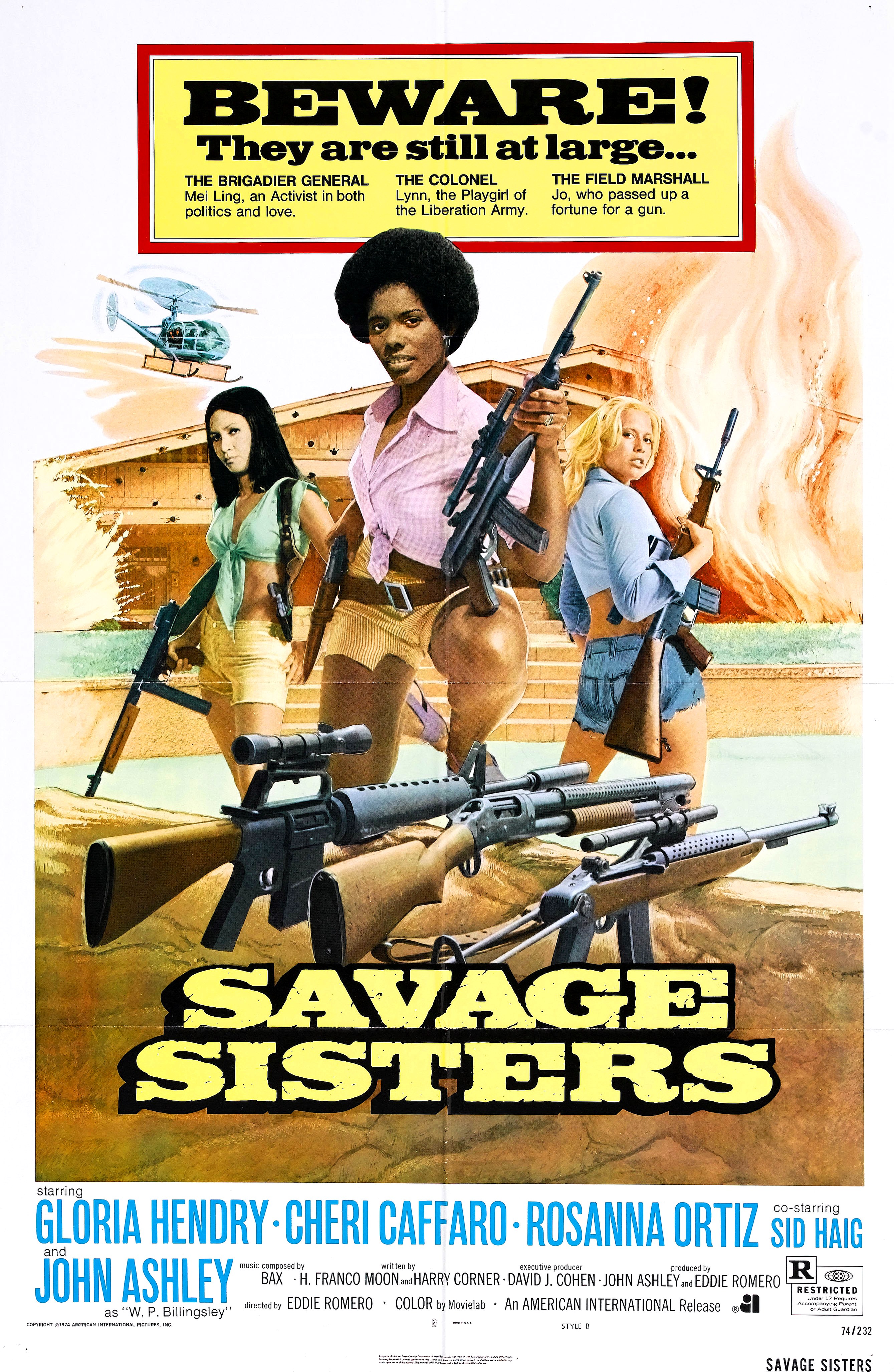 affiche du film Savage Sisters