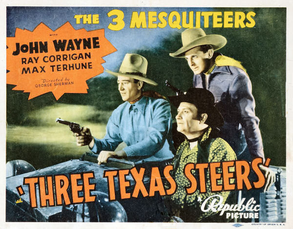 affiche du film Three Texas Steers