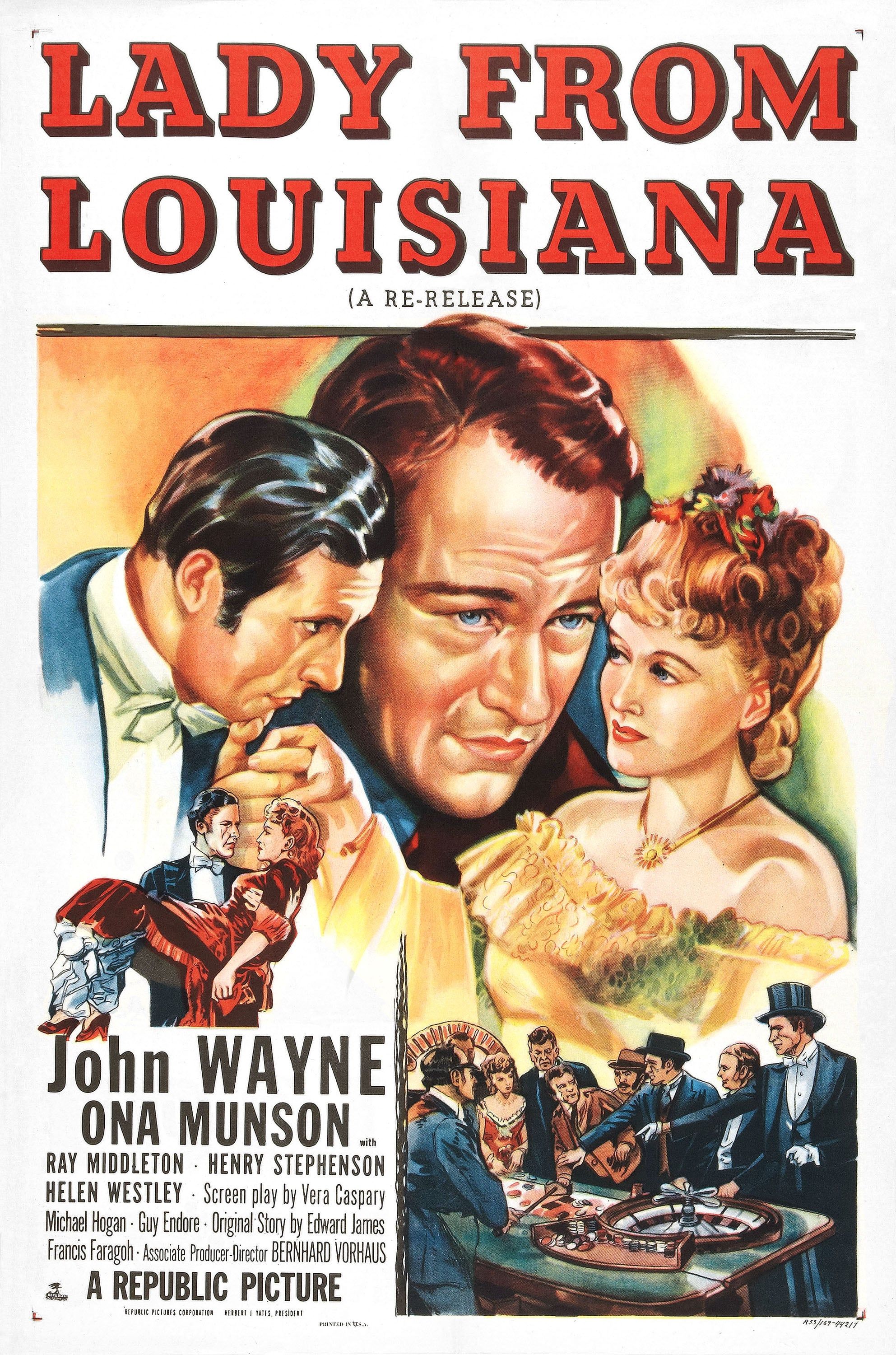 affiche du film Ouragan sur la Louisiane