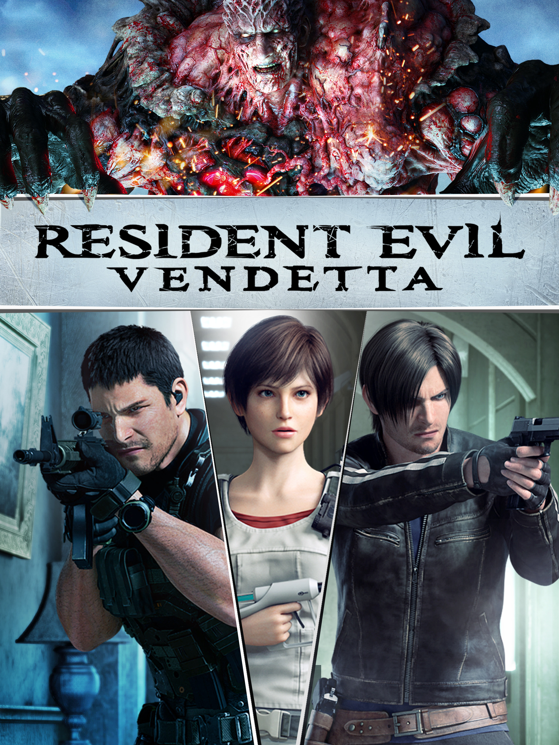 affiche du film Resident Evil: Vendetta
