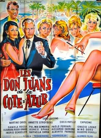 affiche du film Les Don Juan de la Côte d'Azur