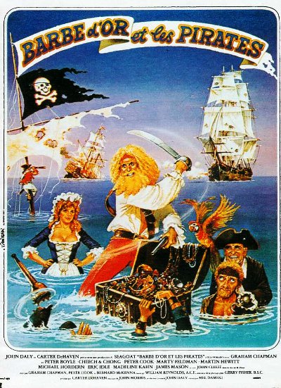 affiche du film Barbe d'or et les pirates