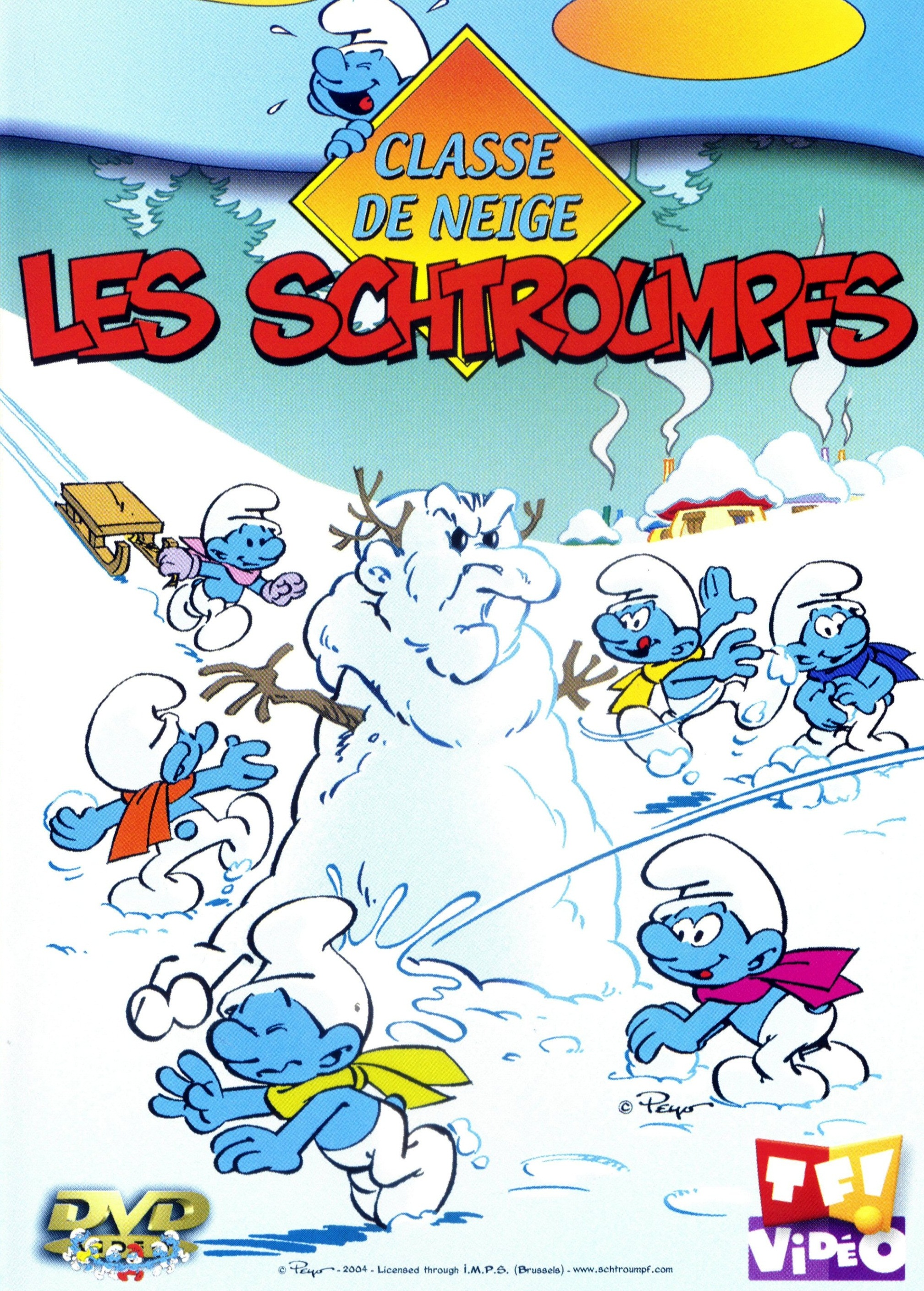 affiche du film Les Schtroumpfs: Classe de neige