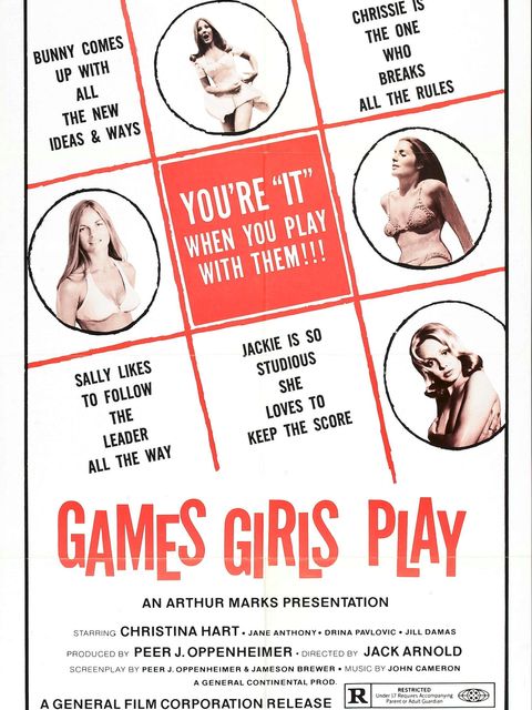 affiche du film The Games Girls Play