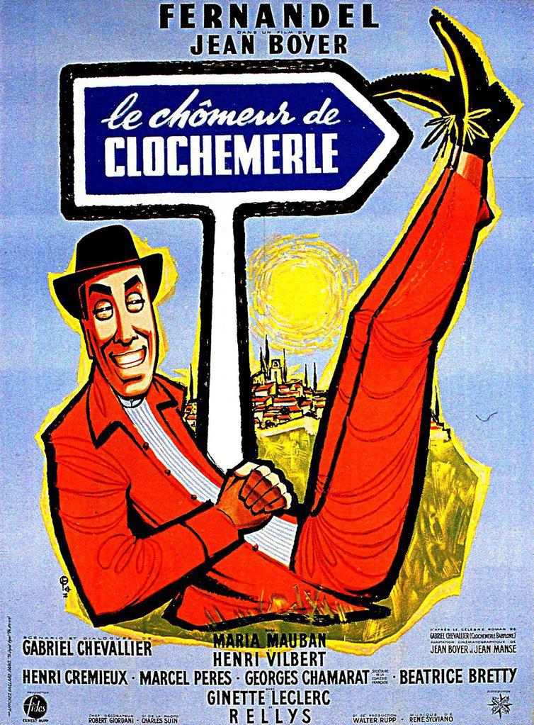 affiche du film Le Chômeur de Clochemerle
