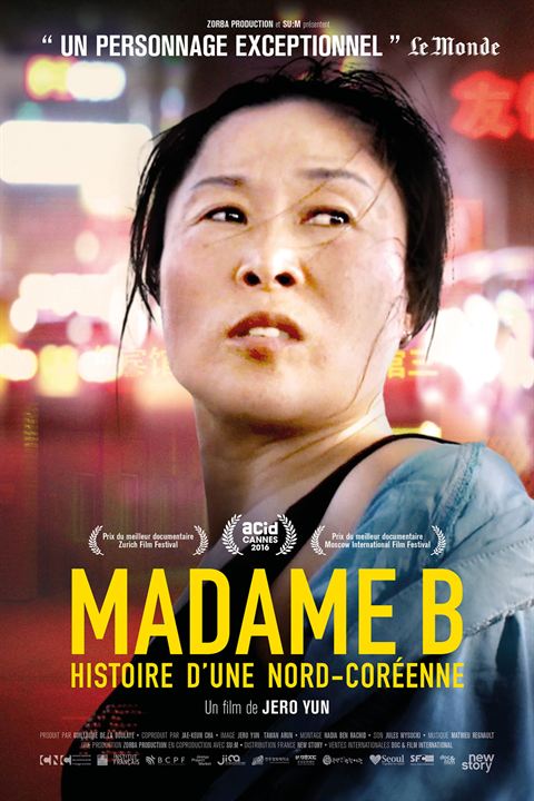 affiche du film Madame B, histoire d'une Nord-Coréenne
