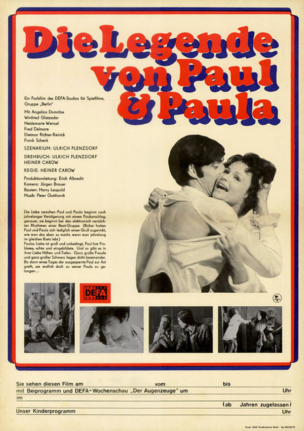 affiche du film La légende de Paul et Paula