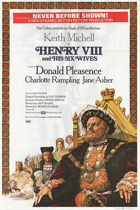 affiche du film Henri VIII et ses six femmes