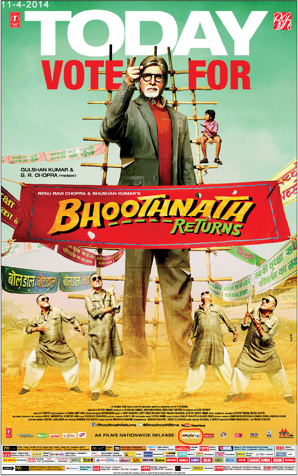 affiche du film Bhoothnath Returns